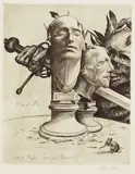 Richard Müller, Was ist Ruhm - Was sind Namen?, 1923, Drypoint