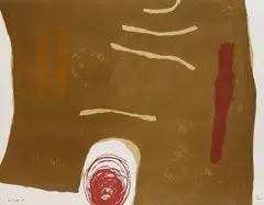 William Scott, Scalpay, 1963, Lithograph in colours