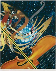 James Rosenquist, Starstrings, 1988, Offset in colours