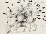 Enrique Brinkmann, 2 Bll.: Ohne Titel, 1961, India ink drawing