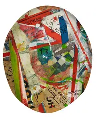 3 Bll.: Ohne Titel by Sam Middleton, 1970, Collage, sold Mar 2007