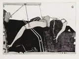 3 Bll.: Geliebter General. Kabinettstückchen. Tantchen memo by Horst Janssen, 1964, Etching, sold Mar 2007