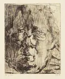 Selbst für Toninelli - 7.11.71 by Horst Janssen, 1971, Etching and aquatint, sold Mar 2007
