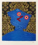 Enrico Baj, M. Dupont, 1971, Etching and aquatint in colours