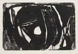 Bram van Velde, Composition en noir et blanc, 1962, Lithograph