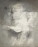 Mario Bionda, Bianco sospeso, 1962, Mixed media