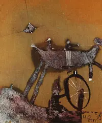 Heimrad Prem, o.T, 1973, Mixed media