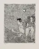 Horst Janssen, Harald's Spezielle, 1958, Etching