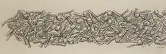Fritz Koenig, Holocaust, 1994, Charcoal