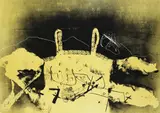 Dentelle by Antoni Tàpies, 1977, Lithograph in colours, sold Feb 2007