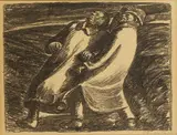 Ernst Barlach, Panischer Schrecken, 1928, Lithograph