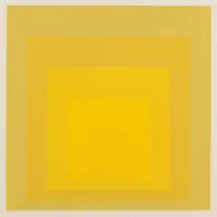 Rare Echo by Josef Albers, 1965, Silkscreen in colours, sold Feb 2007