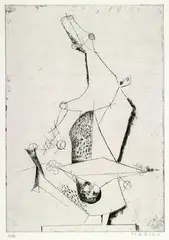 Miracolo (Wunder) by Marino Marini, 1970, Etching, sold Feb 2007
