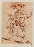 Horst Janssen, 5 Bll.: Langenhorner Jubilate I-V, 1988, Etching