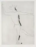 Gioco I (Spiel I) by Marino Marini, 1973, Etching, sold Feb 2007