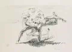 Fritz Behn, Afrikanische Visionen, 1914, Lithograph