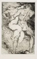 Hans Meid, Hades und Persephone, 1910, Drypoint