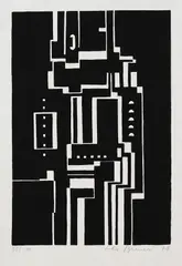 Leo Breuer, 3 Bll.: Ohne Titel, 1974, Silkscreen