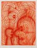 Dieter Roth, Mein Auge ist ein Mund, 1966, Etching and aquatint in colours