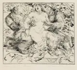 Hans Meid, Susanna im Bad, 1912, Drypoint