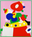 Otmar Alt, Ohne Titel, 1968, Silkscreen in colours