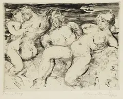 Venusberg by Hans Meid, 1910, Drypoint, sold Feb 2007