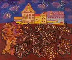 Simon Dittrich, Ulmer Museum, 1975, Acrylic on canvas