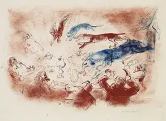 Josef Hegenbarth, Bremer Stadtmusikanten, 1940, Tempera
