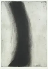 Knie by Arnulf Rainer, 1956, Drypoint, sold Dec 2006