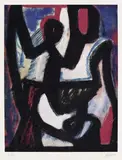 Jean-Michel Atlan, Personnage, 1950, Offset in colours