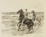 Max Liebermann, Reiter am Strande