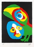 Perroquet by Karel Appel, 1970, Lithograph in colours, sold Dec 2006