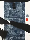 Antoni Clavé, Komposition in blau und schwarz