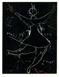 Danza Minima II (Der kleinste Tanz II) by Marino Marini, 1973, Etching, sold Dec 2006
