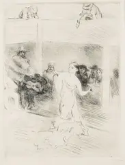 Tänzerin by Max Slevogt, 1904, Etching, sold Dec 2006