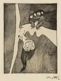 Roberto Sebastian Echaurren Matta, 4 Bll.: Kompositionen, 1940, Etching