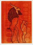 Max Ernst, Zu: Jean Giraudoux, Judith, 1971, Photo-lithograph