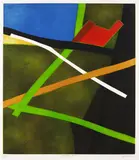 Bertrand Dorny, Montana Drive, 1980, Etching and aquatint in colours