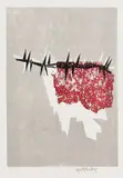 56000 - Buchenwald by HAP Grieshaber, 1977, Woodcut in colours, sold Dec 2006