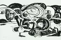 Heimrad Prem, Ohne Titel, 1960, Lithograph