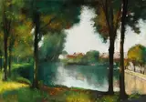 Lesser Ury, Märkische Landschaft, 1911, Pastel