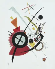Violett by Wassily Kandinsky, 1923, Lithograph in colours, sold Dec 2006