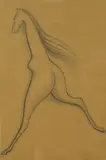 Max Ernst, La Mariée du Vent, 1940, Pencil drawing