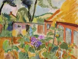 Erich Heckel, Bauerngarten in Angeln