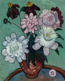 Gabriele Münter, Päonien, 1946, Oil