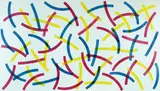 Gerhard Merz, Boogie Woogie, 1988, Acrylic on canvas