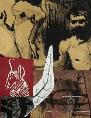Julião Sarmento, Ohne Titel, 1985, Collage