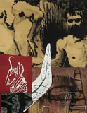 Julião Sarmento, Ohne Titel, 1985, Collage