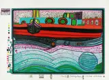Friedensreich Hundertwasser, Look at it on a rainy day, 1971, Portfolio