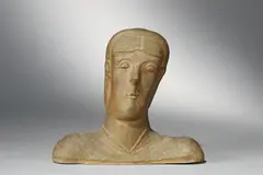 Büste Justine by Gerhard Marcks, 1923, terracotta, sold Dec 2006